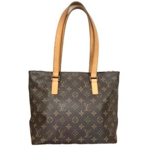 GREAT CONDITION! Authentic Louis Vuitton Cabas Piano Shoulder Bag Tote Handbag